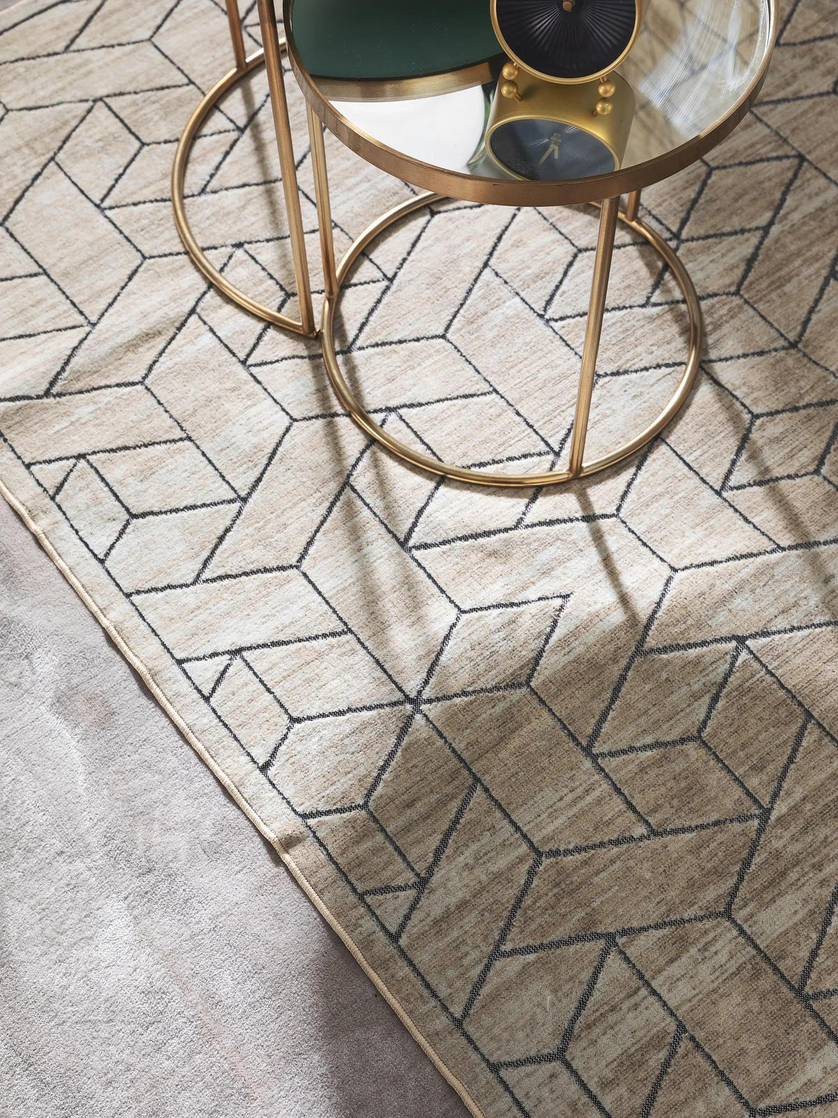 TEPPICH Daisy Cream 100x150 cm - Creme, Textil (100/150cm) - benuta