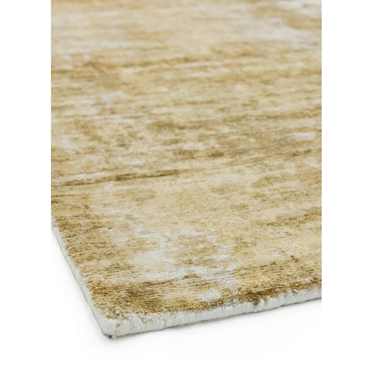 TEPPICH Moderner handgefertigter für Wohn- und Schlafzimmer von BYGAT Gelb 120 x 170 cm - Currygelb, Textil (120/170cm) - Novatrend
