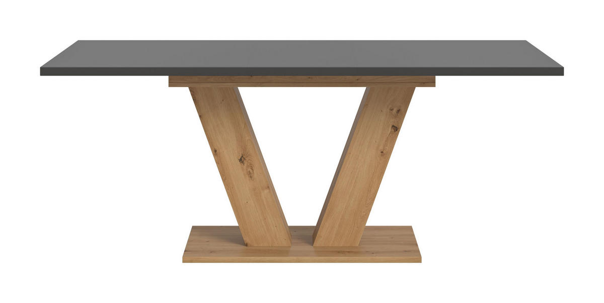 ESSTISCH Velo (B/H/T: ca. 150/76/90 cm) in Artisan Oak Nachbildung/grau - Eiche Artisan, Holzwerkstoff (90/150/76cm)