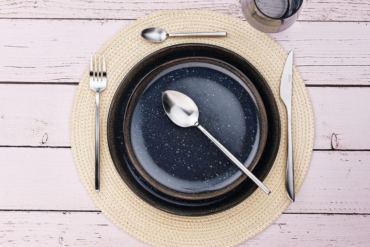 LÖFFEL 6er-Set Olaf - Silber - Silberfarben, Metall - Björn