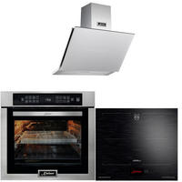 EINBAU-BACKOFEN 60 cm EH 6306 N R+Induktionskochfeld 60 cm KCT 6140 FI+AT 6455 Dunstabzugshaube 60cm - Silberfarben, Metall (59.4/59.4/57.5cm) - Kaiser Küchengeräte