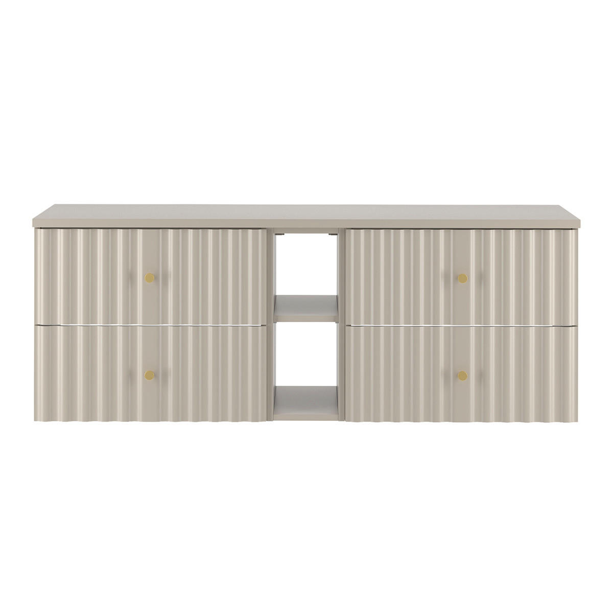 Petits-meubles WASCHTISCHUNTERSCHRANK Beige 141cm × 47cm × 52cm