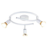 DECKENLEUCHTE Lester 42/15/42cm - Weiß, Metall (42/15/42cm) - Nettlife