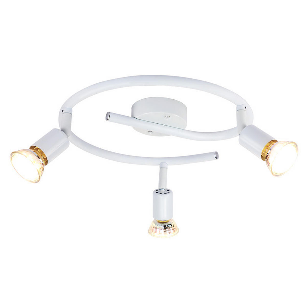 DECKENLEUCHTE Lester 42/15/42cm - Weiß, Metall (42/15/42cm) - Nettlife