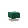 SITZPOUF 50 X 50 BLANK, Grün - Grün, Textil (51/40/51cm)