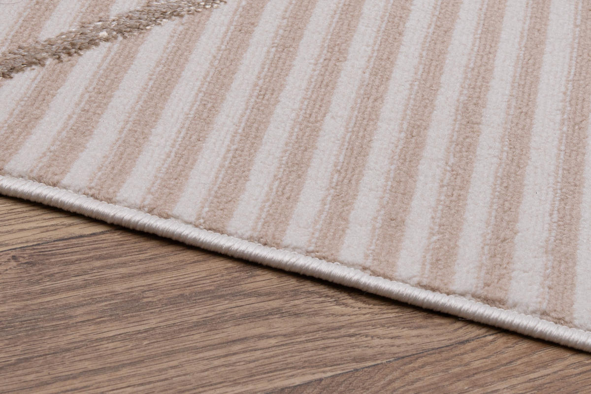 TEPPICH CRYSTAL Creme Beige 120/170 cm - Beige/Creme, Textil (120/170cm) - Tapiso