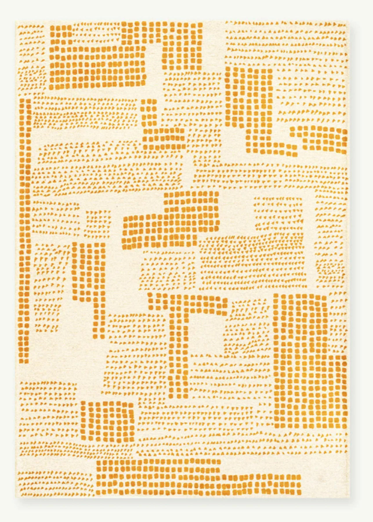 TEPPICH modern Flachgewebe TERRACE Gelb 240 x 340 cm - Gelb, Textil (240/340cm) - Novatrend