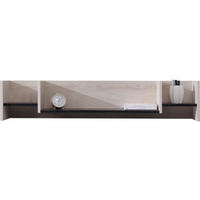 WANDREGAL Spuki in Schwarz, Eiche und Beige - Schwarz, Holzwerkstoff (80/200/120cm)
