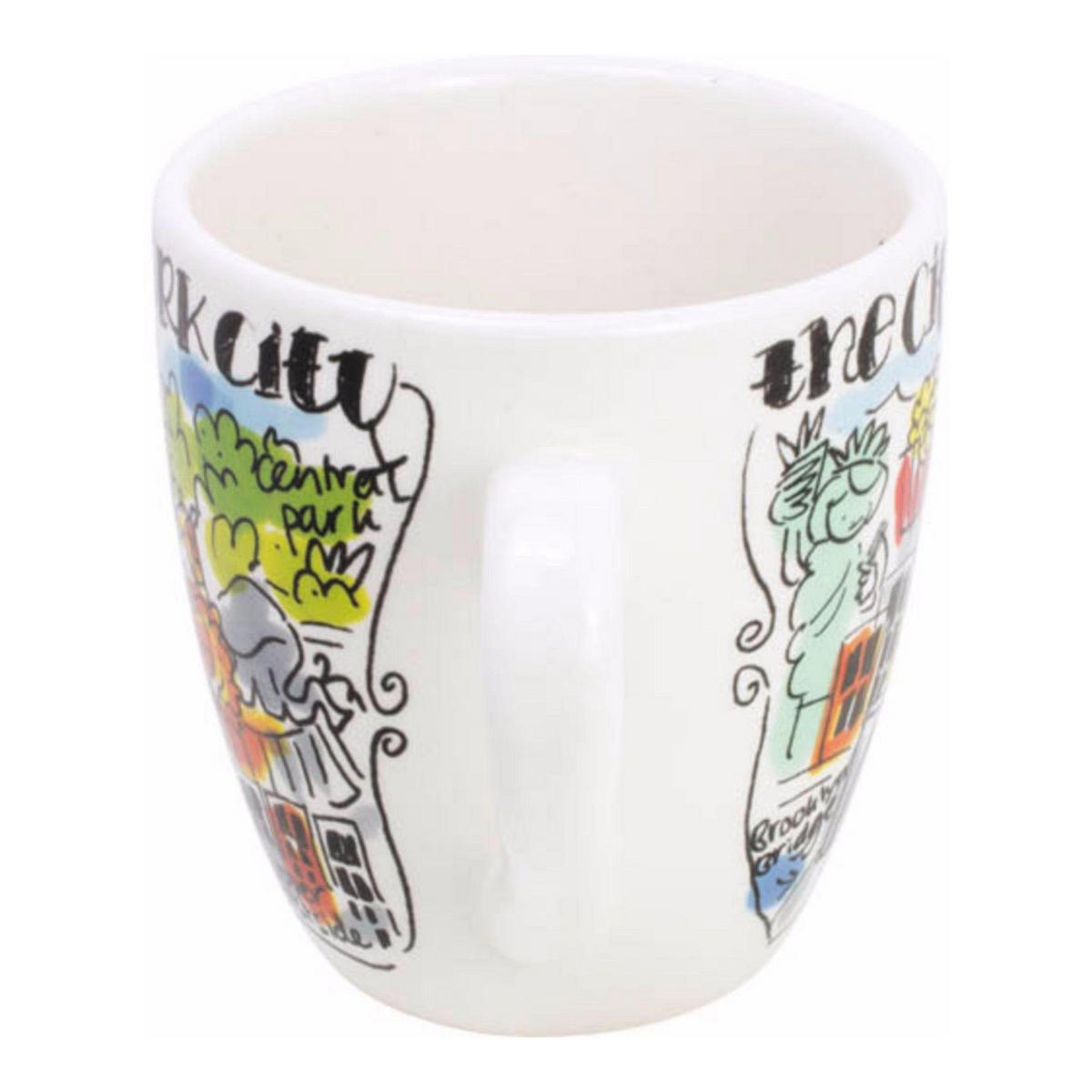 MINI-BECHER New York in Bunt - 200 ml - Multicolor, Keramik (0.2L) - Blond Amsterdam