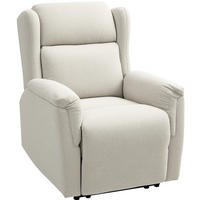 RELAXSESSEL in Beige 80x94x101 cm mit Liegefunktion und verstellbarer Rückenlehne - Beige, Textil (94/101/80cm) - IVMEU
