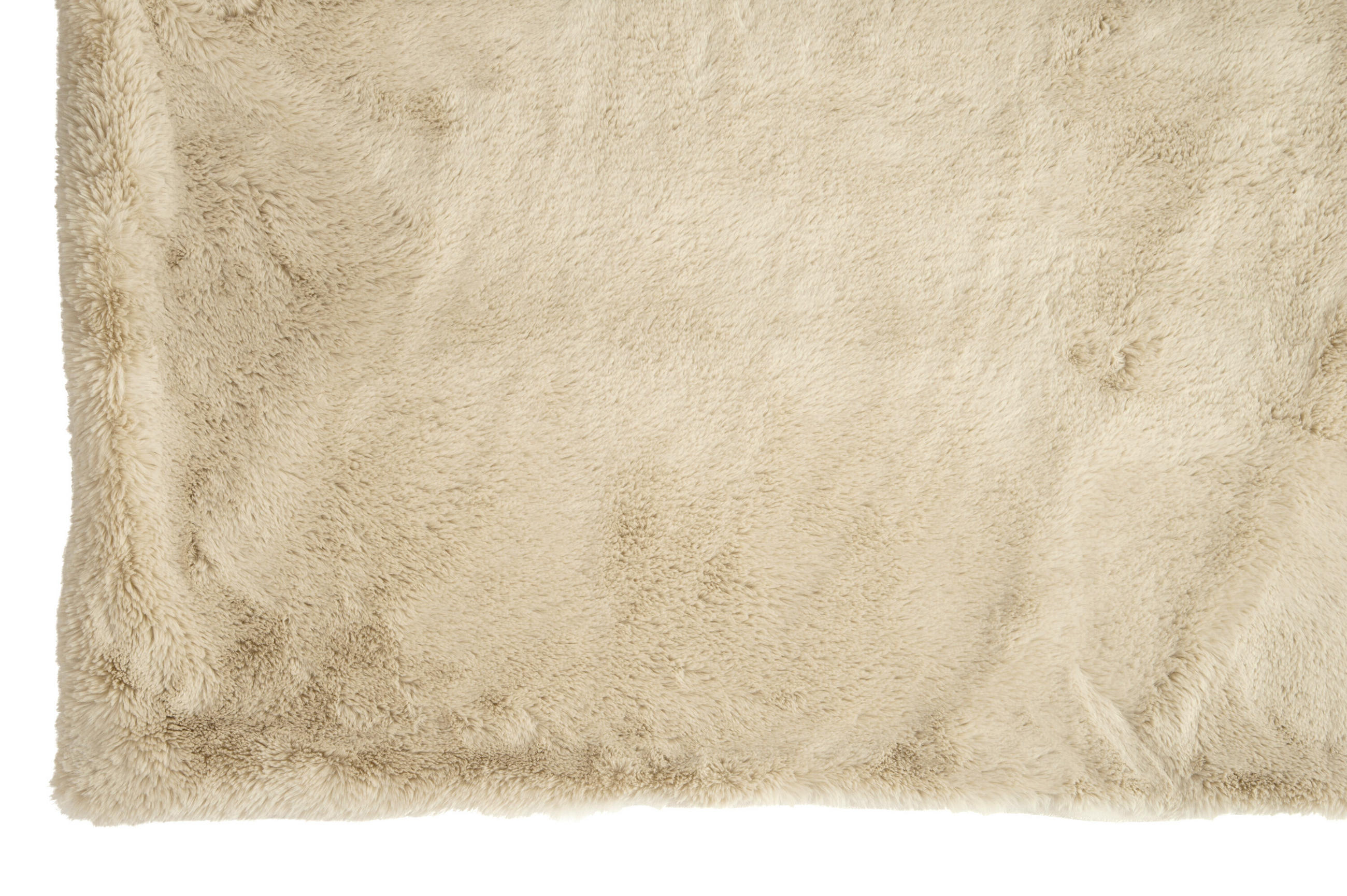 PLAID CUTIE - Plüsch - Hellgrau - 180/130/3 cm - Beige, Textil (130/180cm) - J-Line