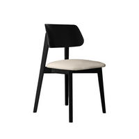 STUHL Korinn 80 x 46 x 43 cm, creme, schwarz - Creme/Schwarz, Metall (46/85/43cm) - Margaret Hadas24