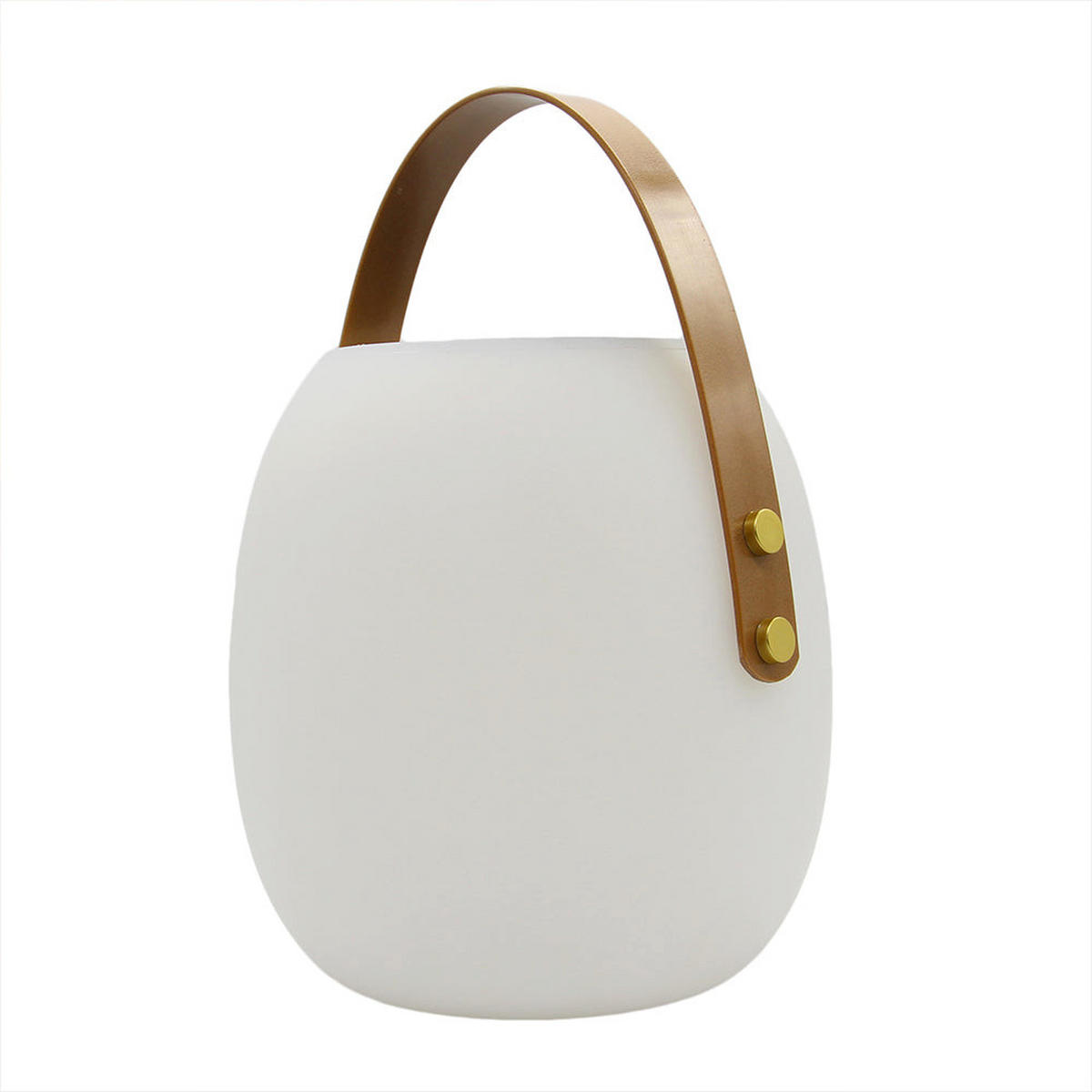 HANDLAMPE JIMMY weiß - Weiß, Kunststoff (22/22/34cm) - Lumisky