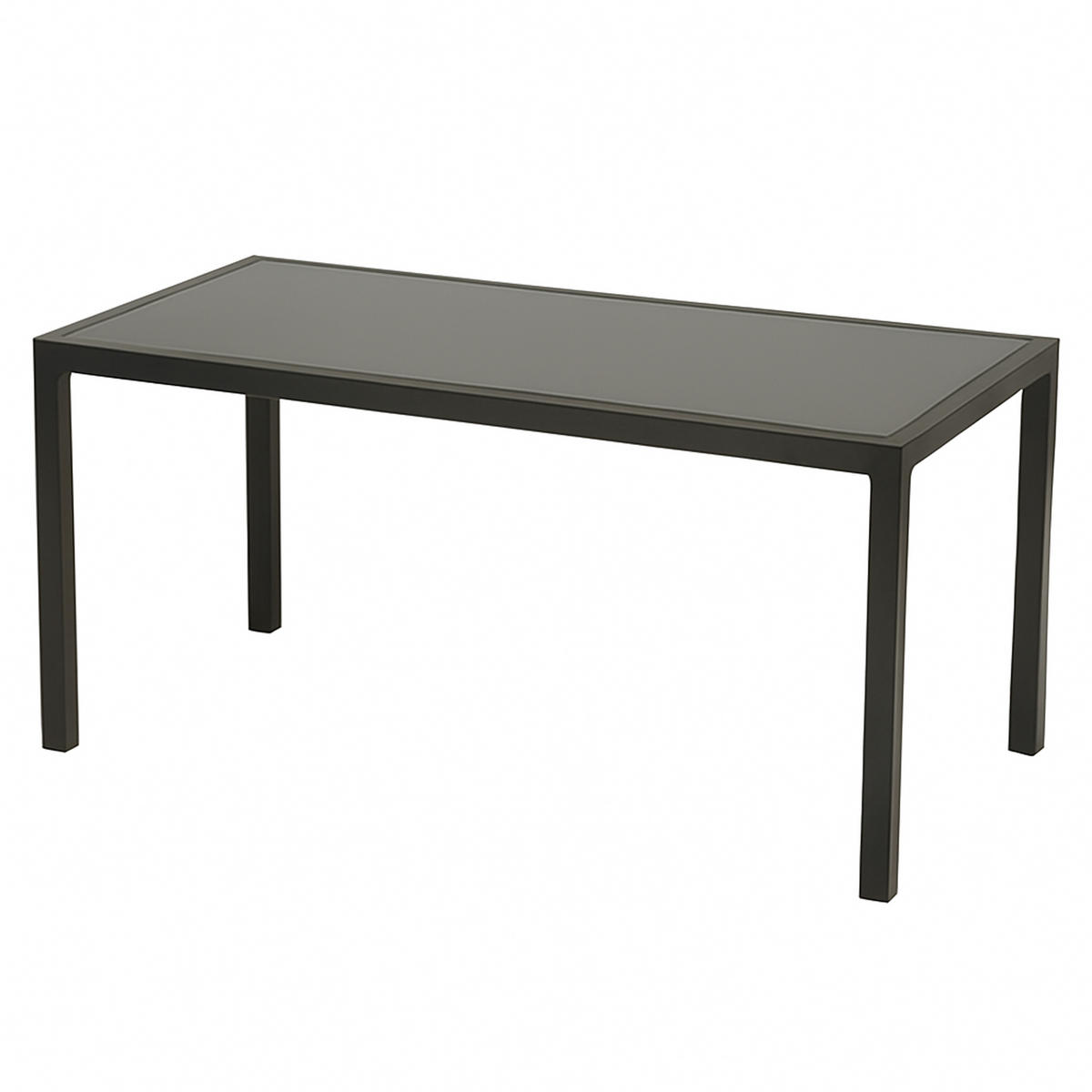 LOUNGE-SET Bath - 4-teilig - Gartenlounge Set Metall schwarz + Textilgewebe - Schwarz, Metall - TPFGarden