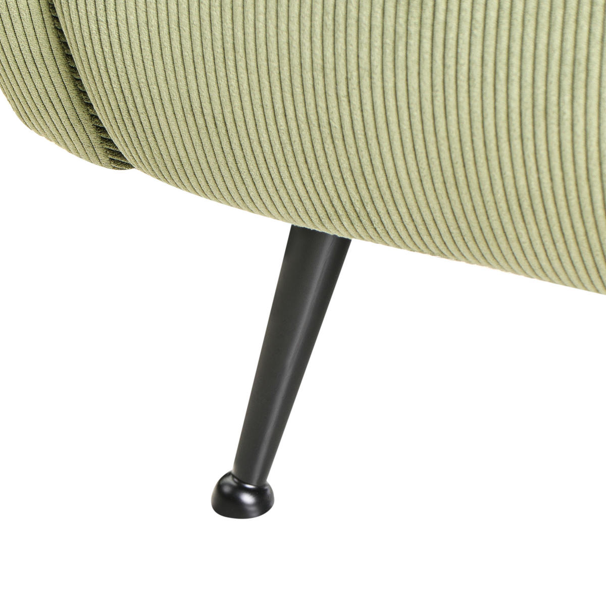 SESSEL Cord Grün Svalov - Grün, Textil (77/93/75cm) - Beliani