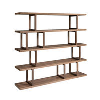 REGAL Rechteckiges aus Nussbaumholz 200/39/179 cm - Walnussfarben, Holz/Holzwerkstoff (200/179/39cm) - ANGEL CERDA