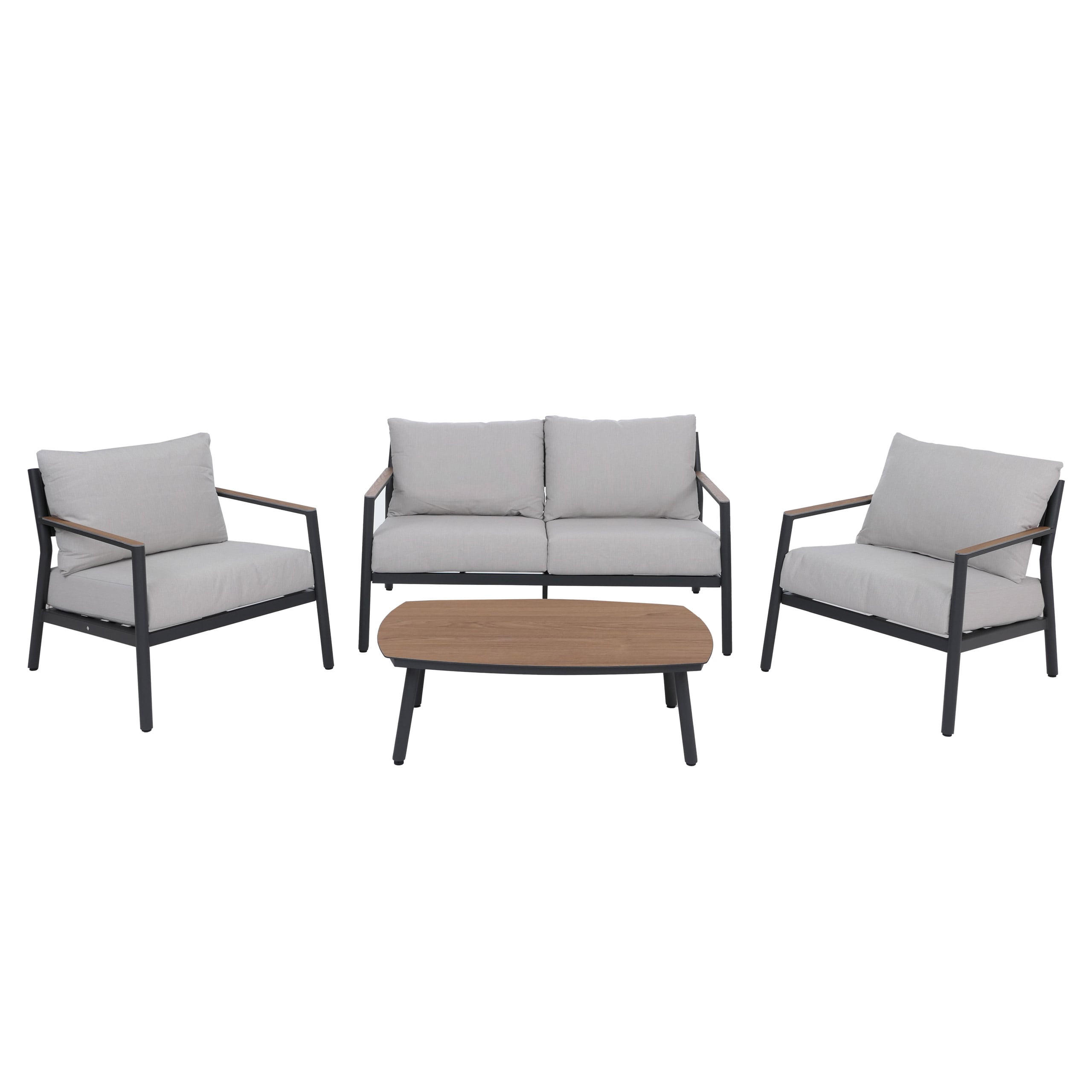 ZAHRADNÍ SADA AU Světle šedá - světle šedá, kov - MCW