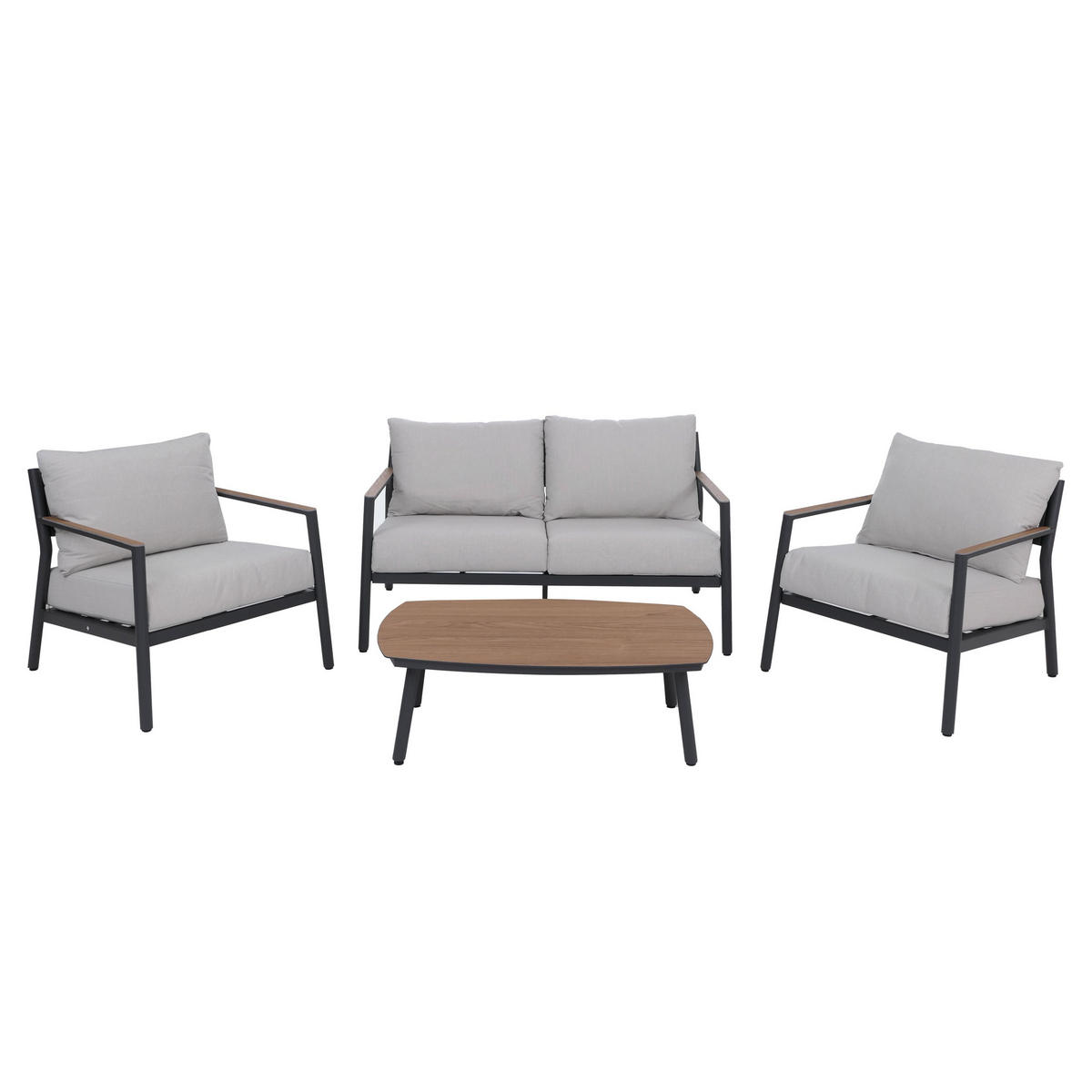 ZAHRADNÍ SADA AU Světle šedá - světle šedá, kov - MCW