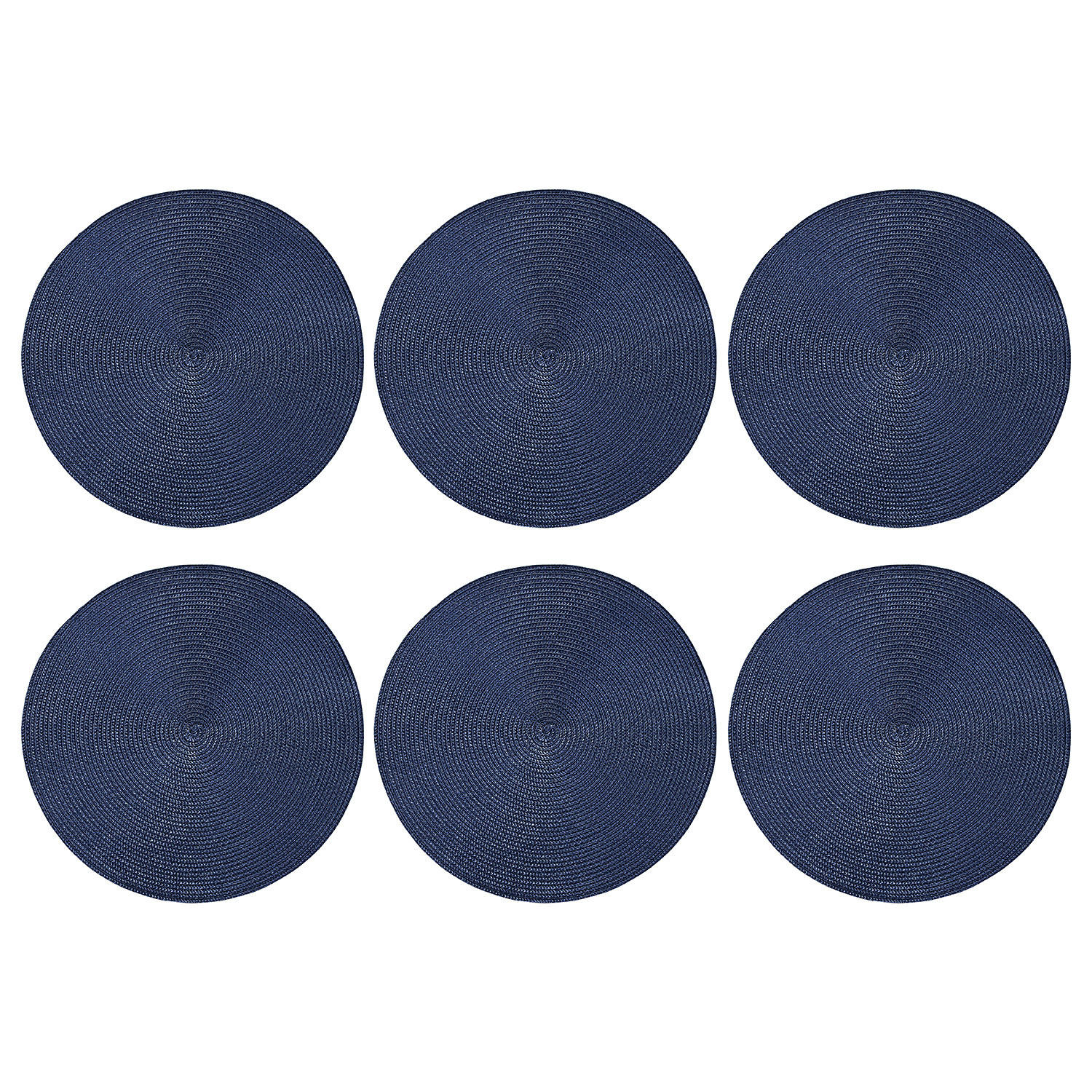 TISCHSET (6er Set) Ambiente - Dunkelblau, Kunststoff (38/38cm) - BUTLERS