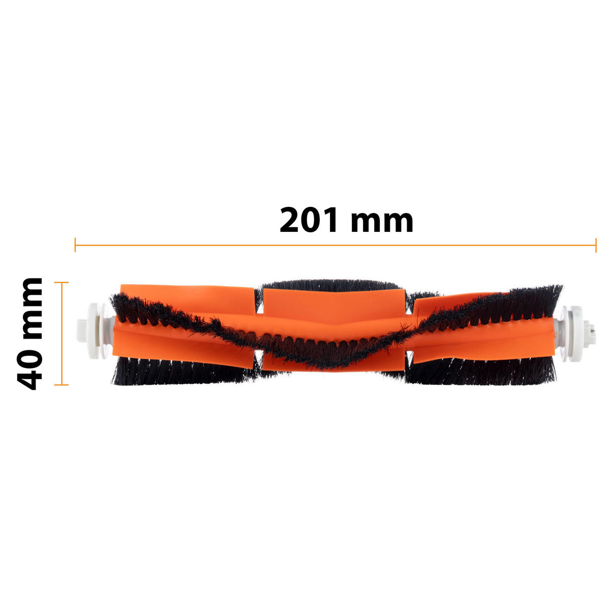 BÜRSTEN Universal 3-tlg. Set, Walzenbürste, 2 Seitenbürsten, kompatibel mit Roboterstaubsaugern - Multicolor, Kunststoff/Metall (10/10/10cm)