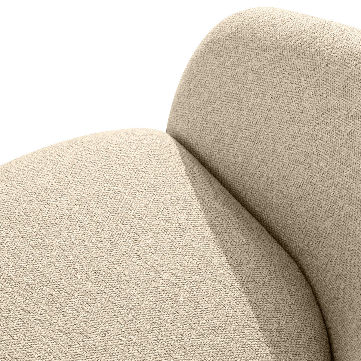 GARTENMÖBELSET SOLIS Gartenlounge-Set, creme/beige - Creme, Textil/Metall - KONSIMO®