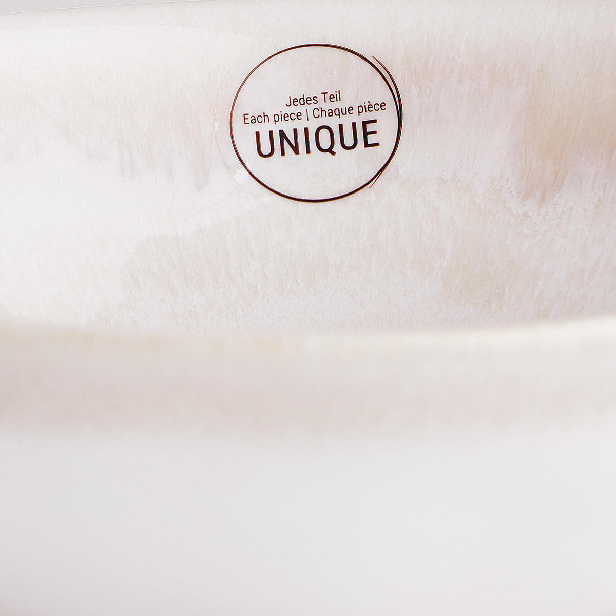 SCHALE Atlantis - Beige, Keramik (19/19/6cm) - Butlers