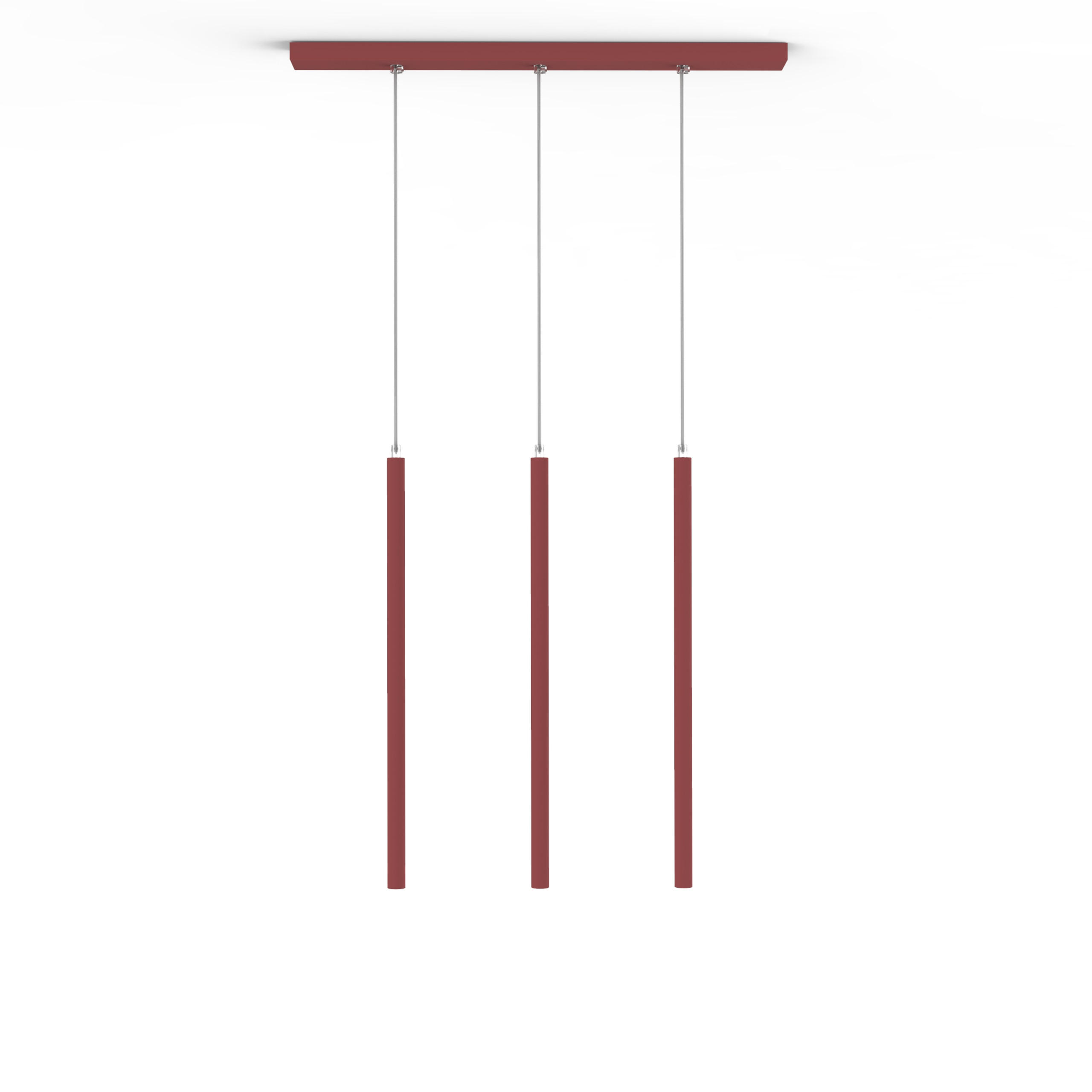 LED-HÄNGELEUCHTE - Rot, Metall (6/70/60cm) - Lumicom