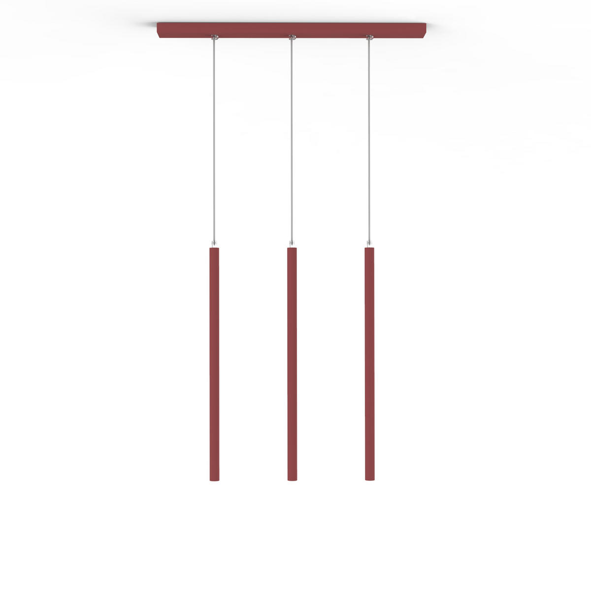 LED-HÄNGELEUCHTE - Rot, Metall (6/70/60cm) - Lumicom