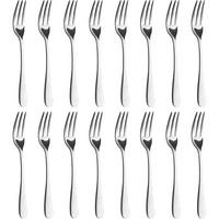DESSERTGABELN 16-teiliges Set Edelstahl Silber - Silberfarben, Metall
