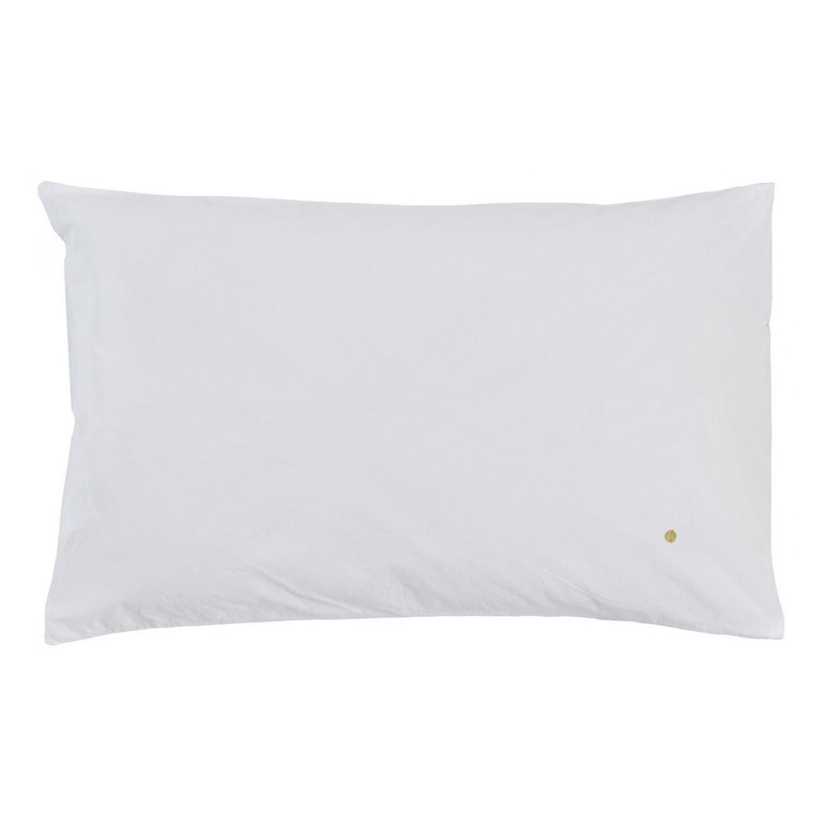 KOPFKISSENBEZUG Céleste milch 80 x 50 cm - Weiß, Textil (80/50cm)