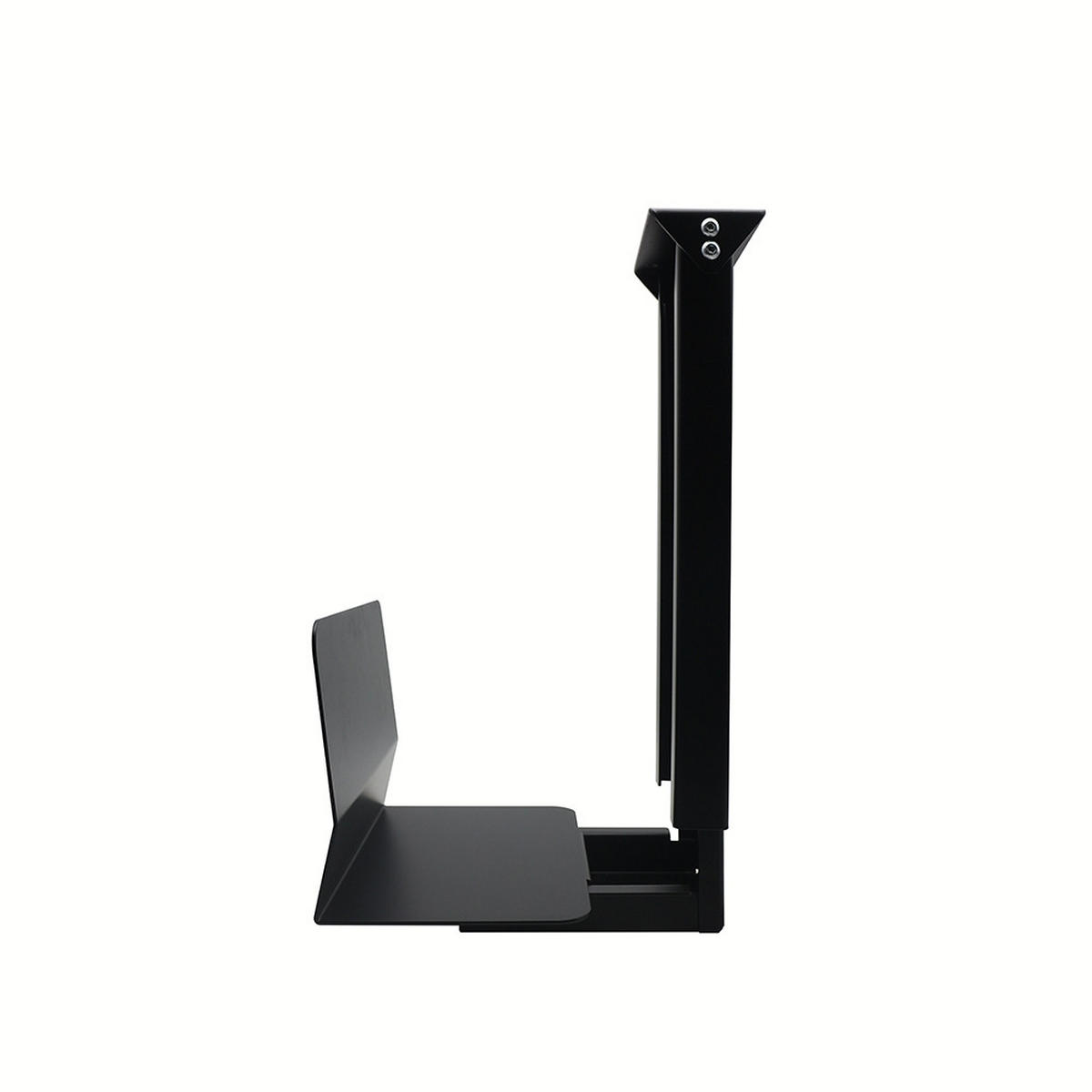 PC-HALTERUNG NAGO - Schwarz, Metall (16/24/42cm) - Home Deluxe