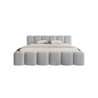 POLSTERBETT Limata 140x200 cm, Hellgrau - Hellgrau, Textil (140/200cm) - Fedve