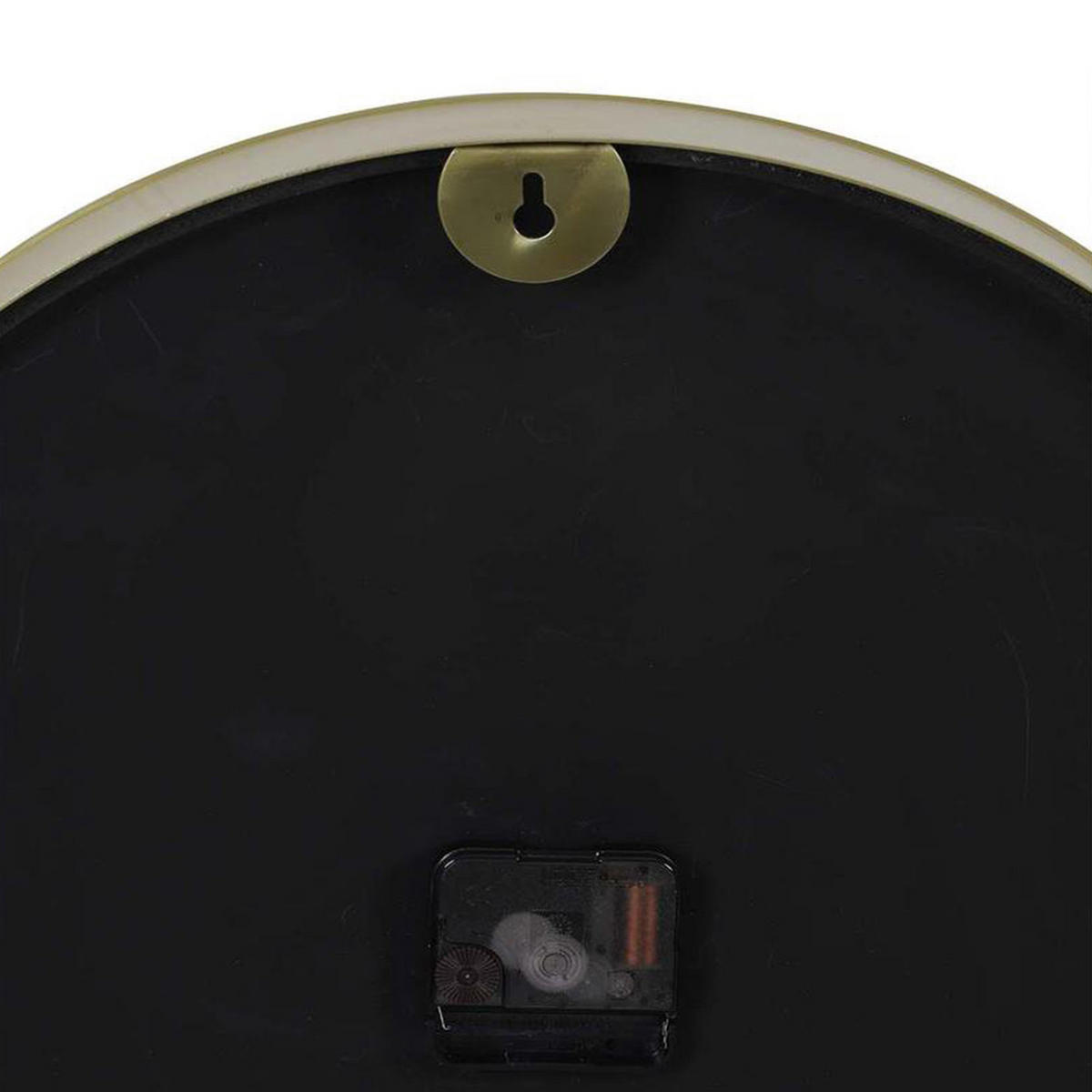 WANDUHR SEPONI Ø41, Weiß-Bronze - Weiß, Metall (41/41/5cm) - Light & Living