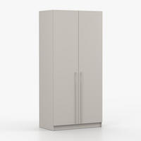 SCHRANK mit Schwenktüren ROSA 2D 100/210/55, 2-türig, Kaschmir - Kaschmir, Holzwerkstoff (100/210/55cm) - imoebel24