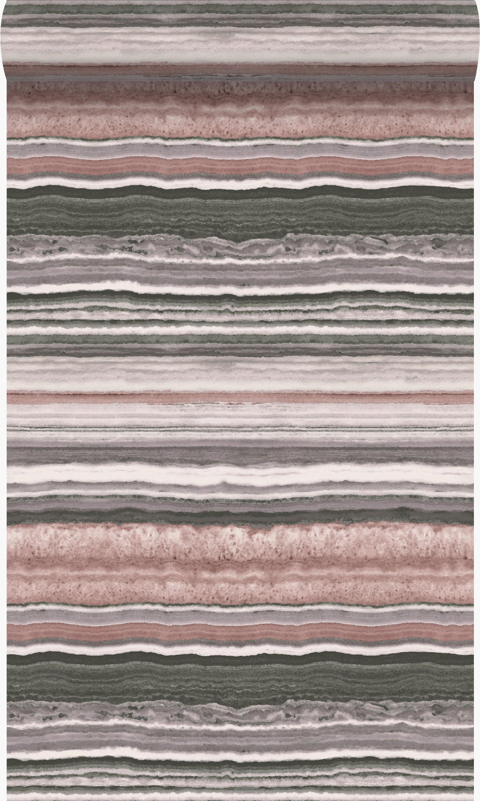 TAPETE Marmor-Optik 53 cm x 10.05 m - Rot, Papier (53/1000cm) - Origin Wallcoverings