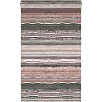 TAPETE Marmor-Optik 53 cm x 10.05 m - Rot, Papier (53/1000cm) - Origin Wallcoverings
