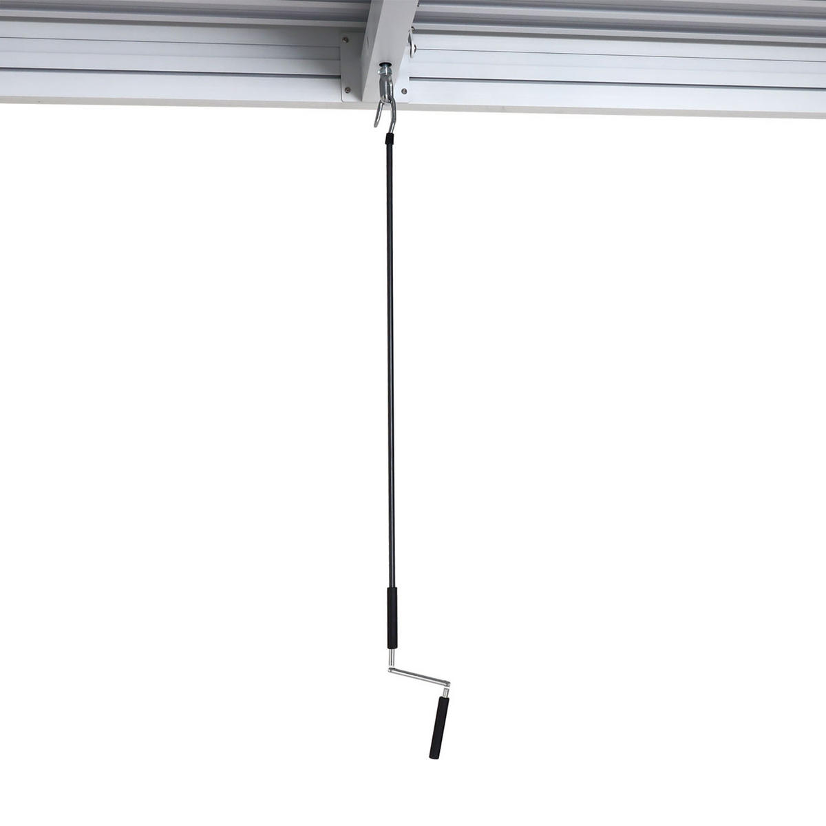 CARPORT HxBxT 220x583x301cm 11cm-Aluminium-Gestell Regenrinne sturmfest 3x6m Weiß - Weiß, Metall (583/220/301cm) - PROREGAL