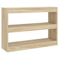 BÜCHERREGAL/RAUMTEILER Sonoma-Eiche 100/30/72 Cm - Braun, Holz (100/72/30cm) - vidaXL