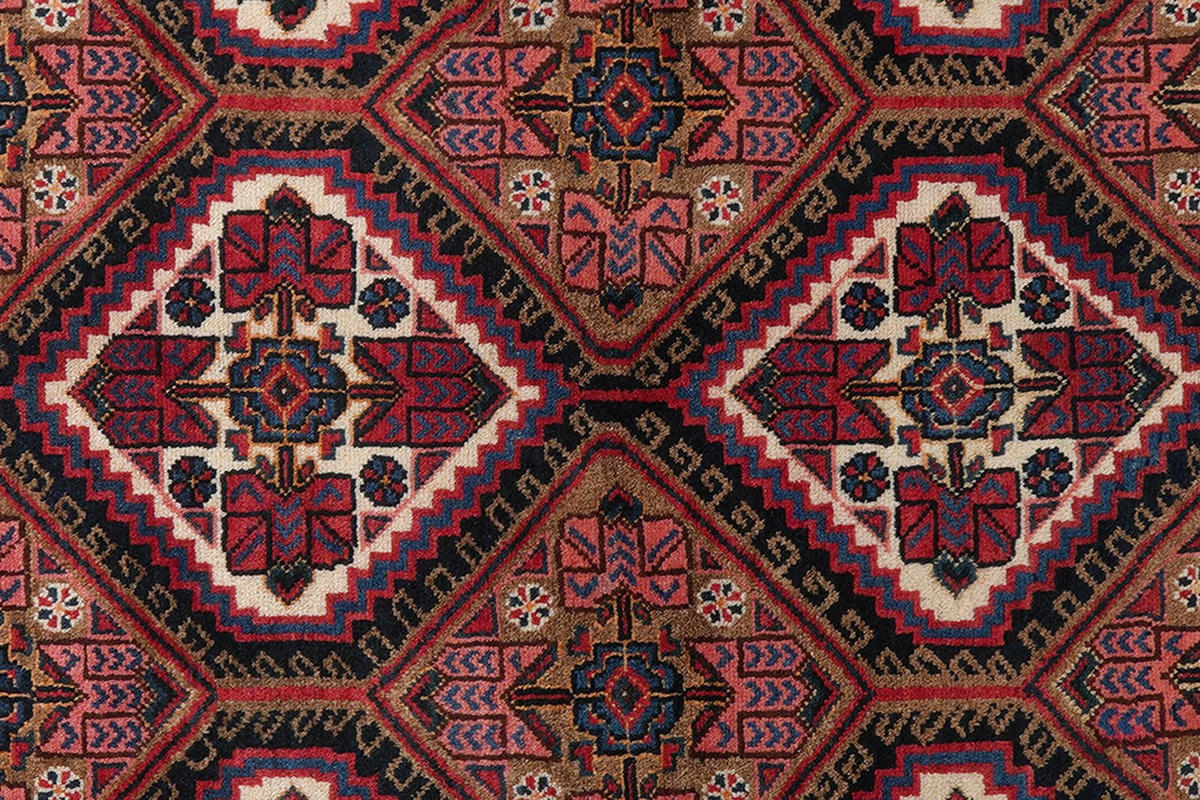 ORIENTTEPPICH handgeknüpft Assadabad Blau 198/134 cm Schurwolle - Blau, Textil (134/198cm) - Looma