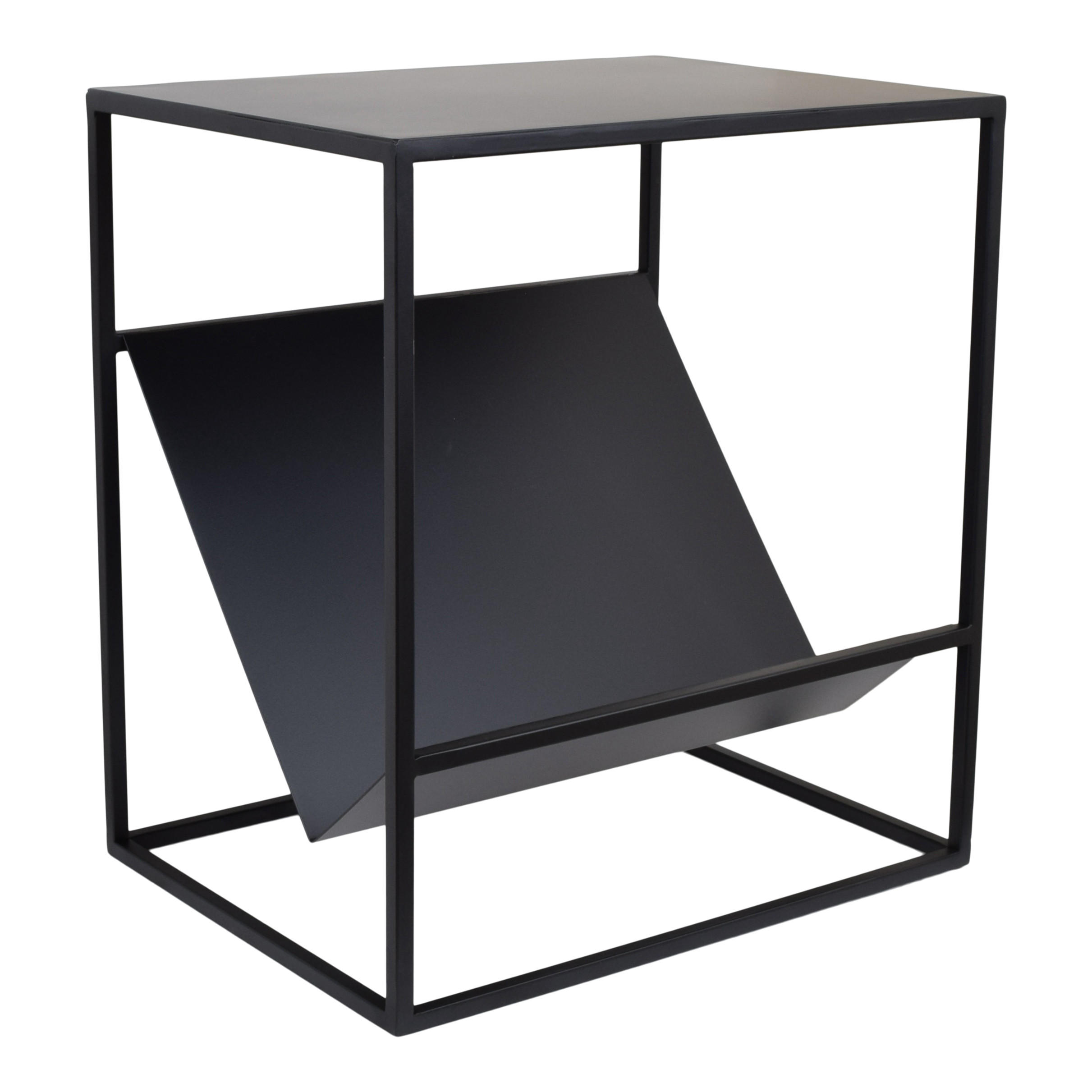 BEISTELLTISCH Freek Schwarz - Schwarz, Metall (34/45/50cm) - LOFT42