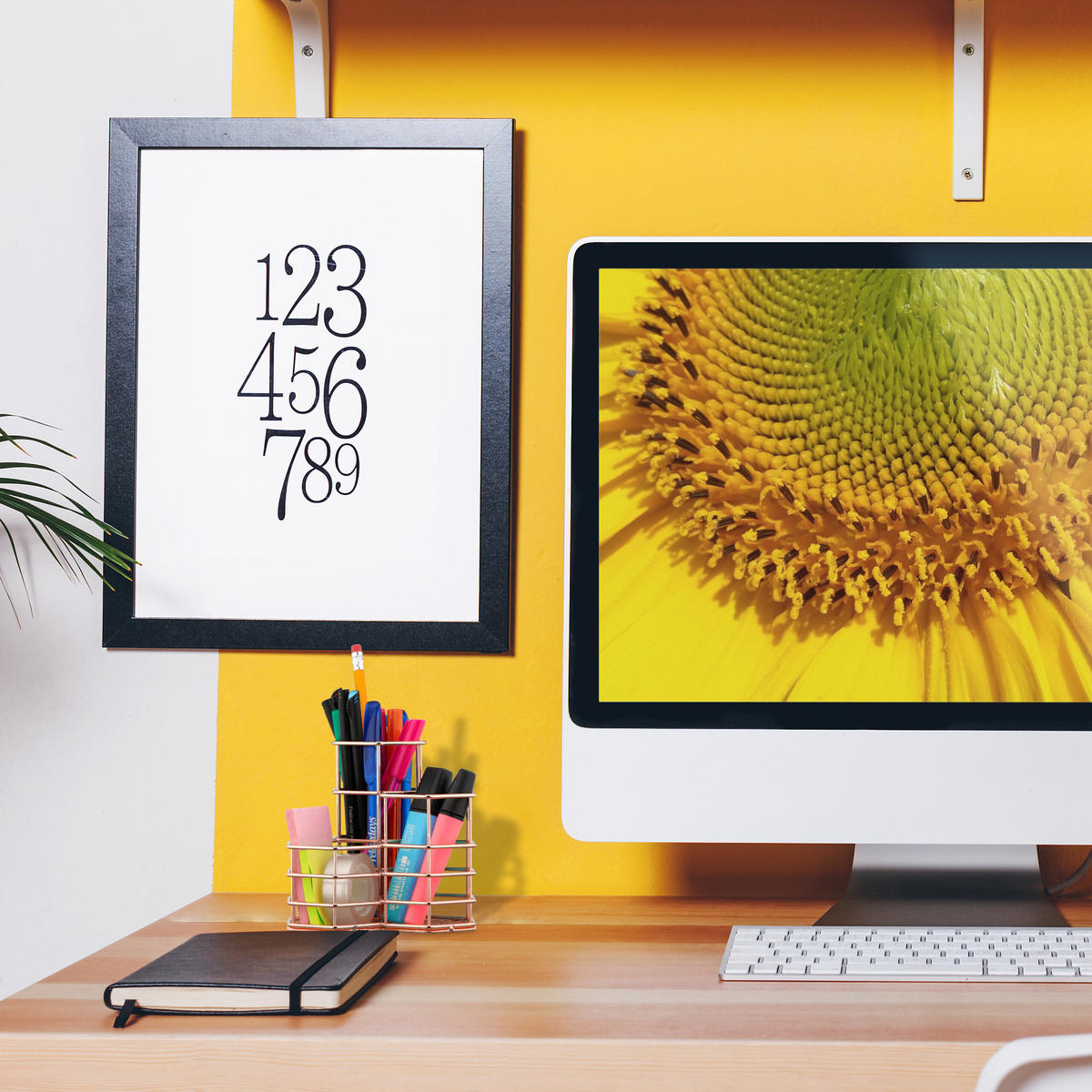 PINSELHALTER - Kupferfarben, Metall (12/12.5/12.5cm) - Relaxdays