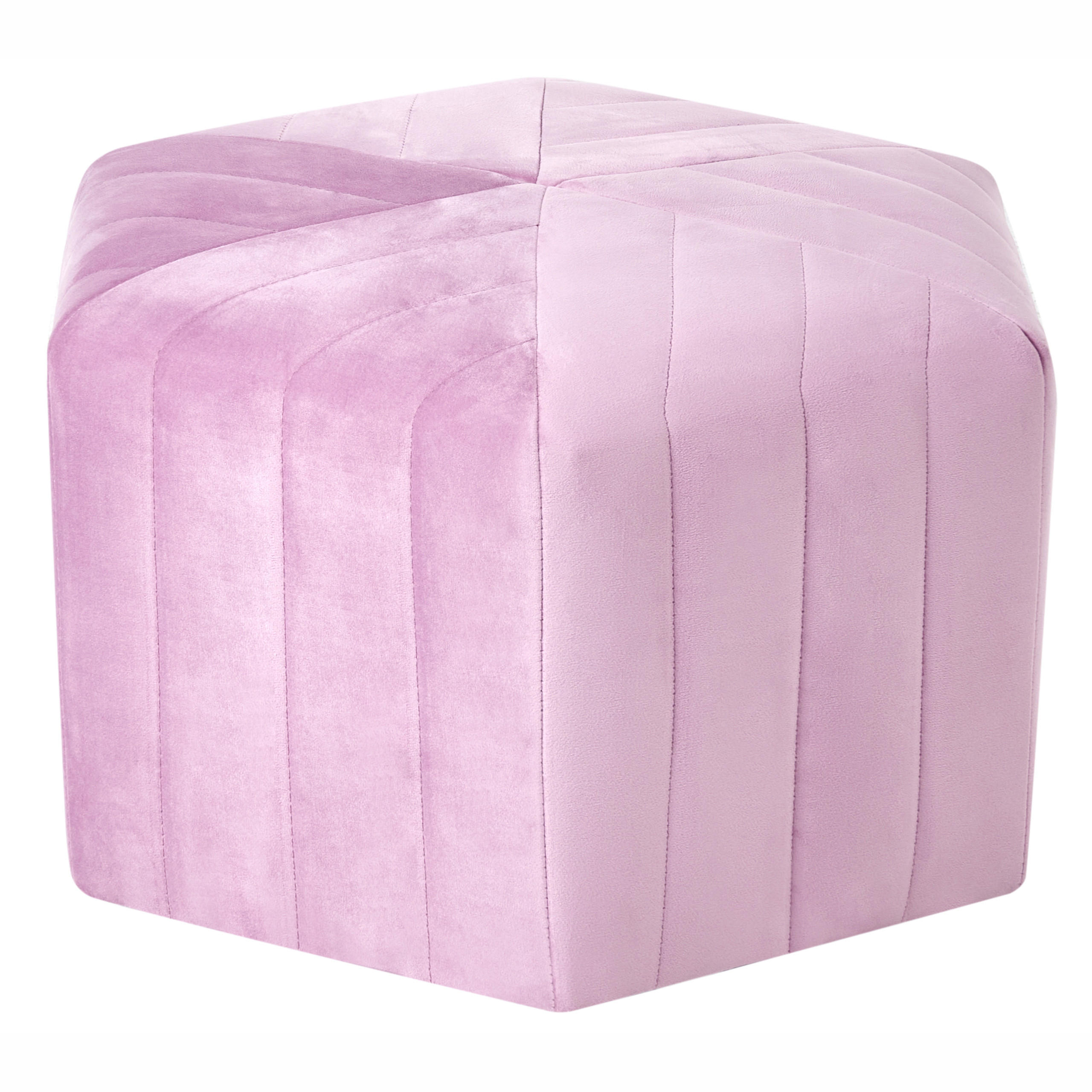 POUF Hellviolett Murietta - Violett, Textil (53/29/48cm) - Beliani