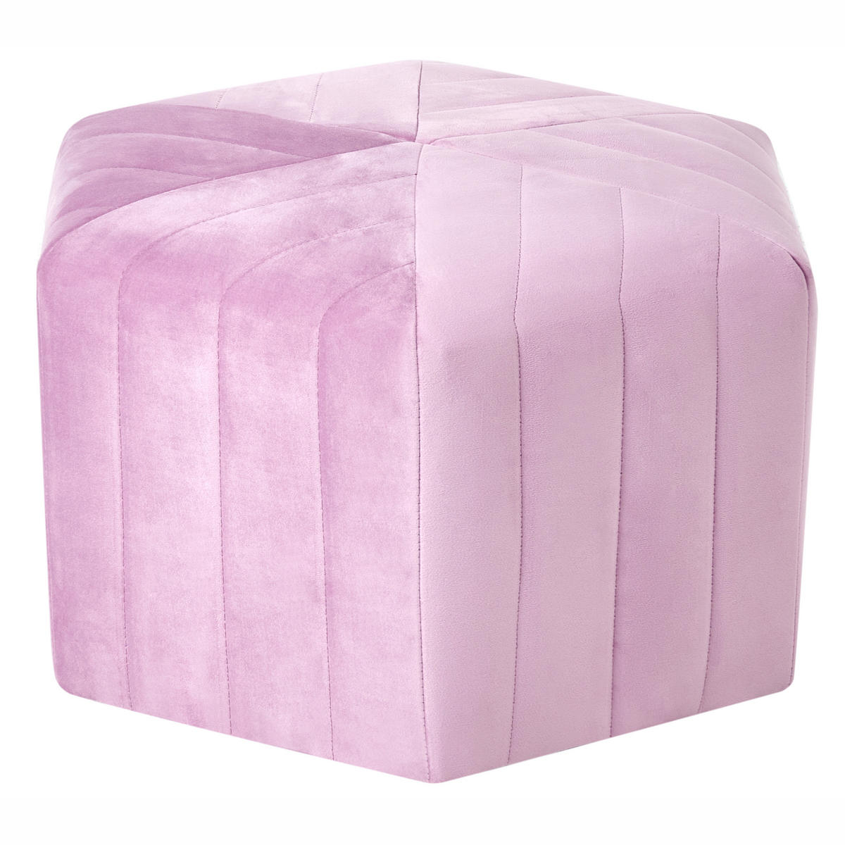 POUF Hellviolett Murietta - Violett, Textil (53/29/48cm) - Beliani