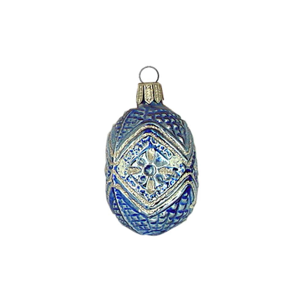 CHRISTBAUMSCHMUCK Ornamentei blau 6 cm - Multicolor, Metall (0.1/6/0.1cm)