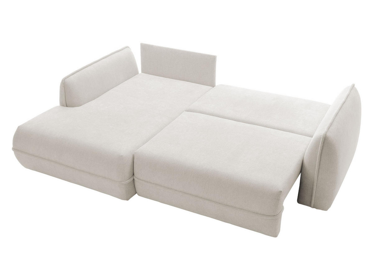 ECKSOFA Moho, Seite: Rechts - Hellgrau/Schwarz, Holz/Kunststoff (254/162cm) - MIRJAN24