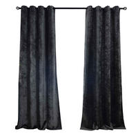 VORHANG 2ER SET »Nürnberg« HxB 245x135 cm Dunkelgrau - Dunkelgrau, Textil (135/245cm) - Gardinenbox
