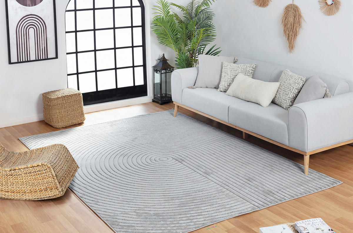 OUTDOORTEPPICH 120x170 cm Grau - Grau, Naturmaterialien/Textil (120/170cm) - LIVABLISS