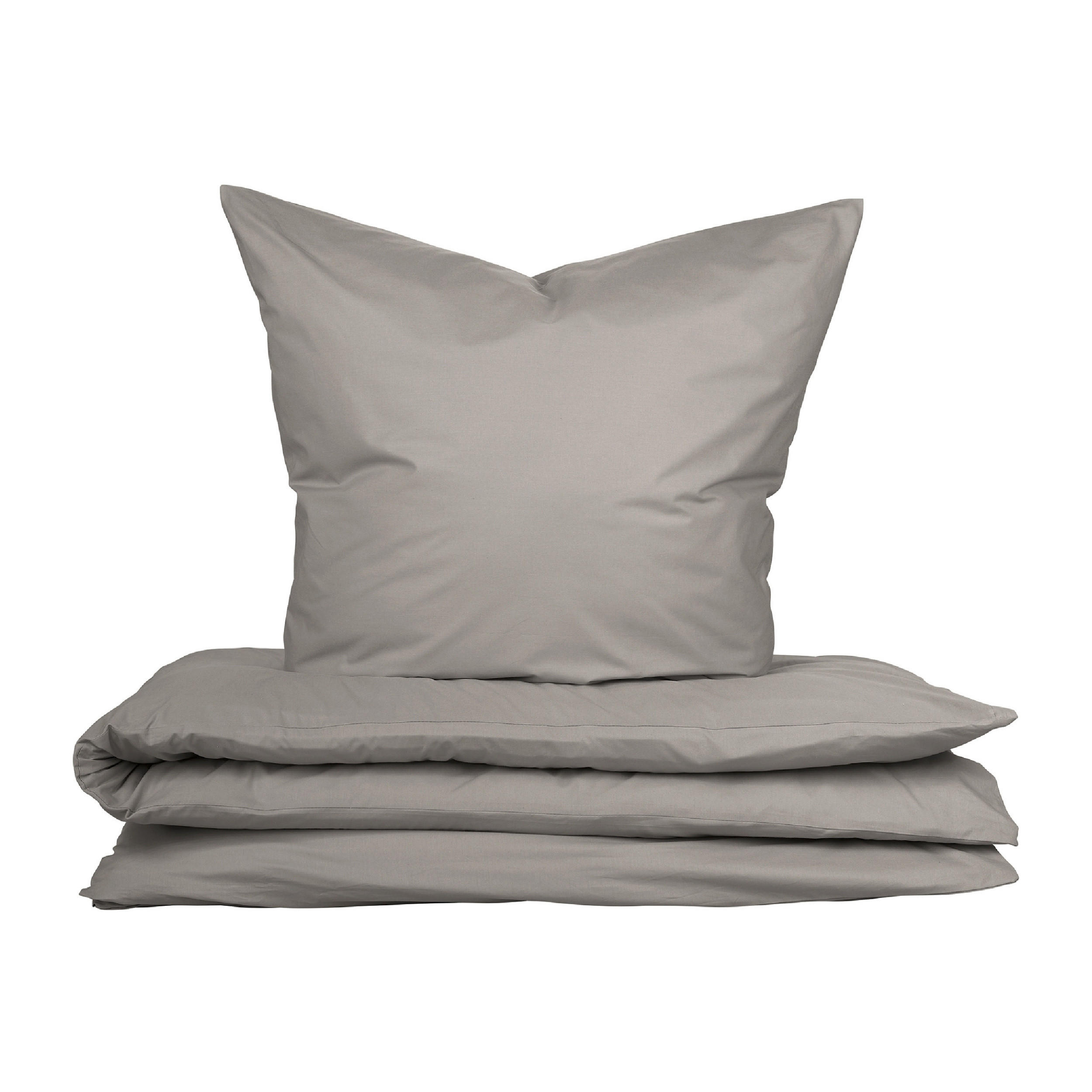 BETTWÄSCHESET Soho - Renforcé - 2-teilig - 135 x 200 cm - Hellgrau - Hellgrau, Textil (135/200cm) - Uncover by Schiesser