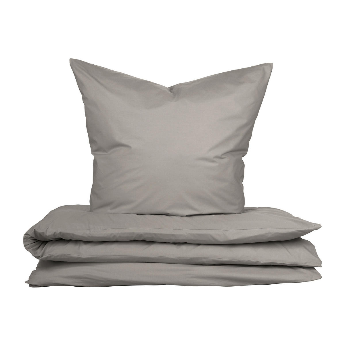 BETTWÄSCHESET Soho - Renforcé - 2-teilig - 135 x 200 cm - Hellgrau - Hellgrau, Textil (135/200cm) - Uncover by Schiesser