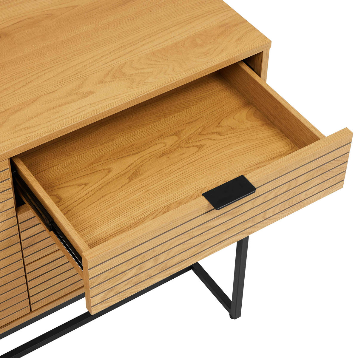 SIDEBOARD 160 cm, Holz - Braun, Holz (40/85/160cm) - Oviala